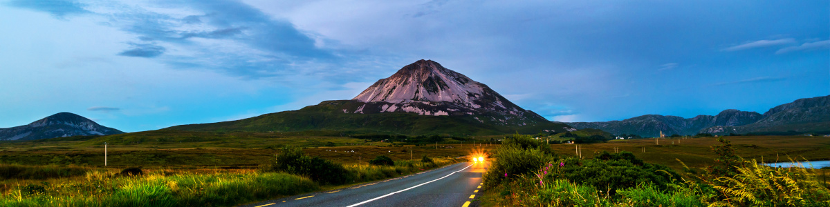 Donegal, Ireland. Mountain Errigal
